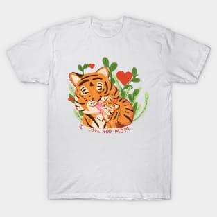 Mama Tiger with baby cub T-Shirt